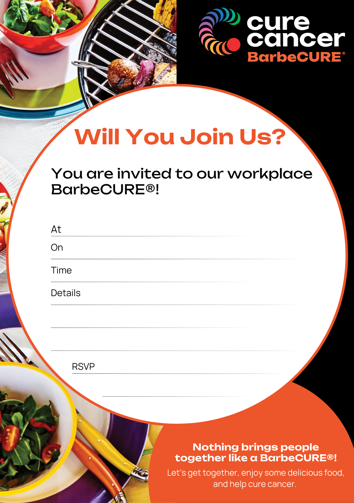 Join us! BarbeCURE® Invite