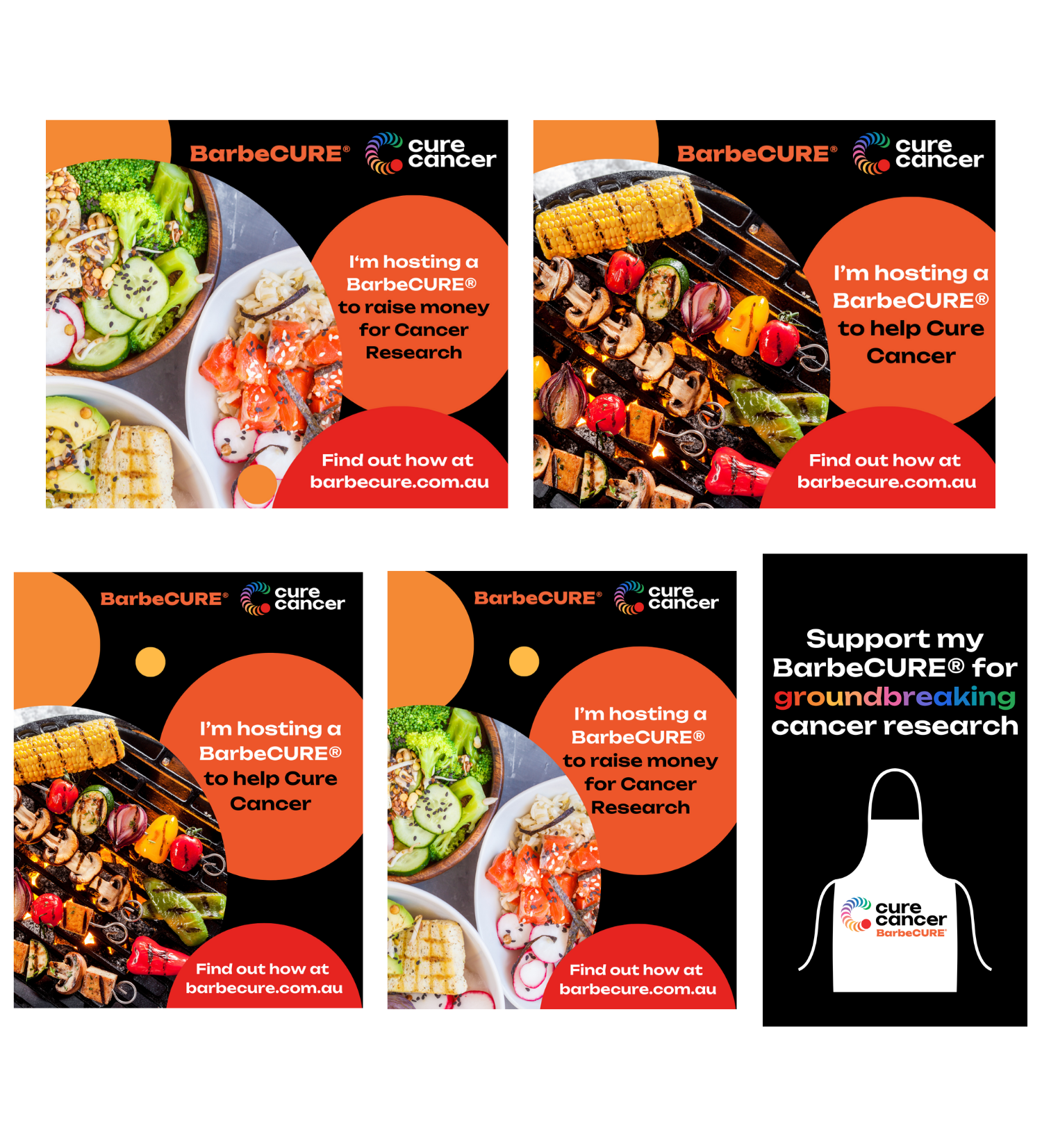 I'm hosting a BarbeCURE® Social tiles