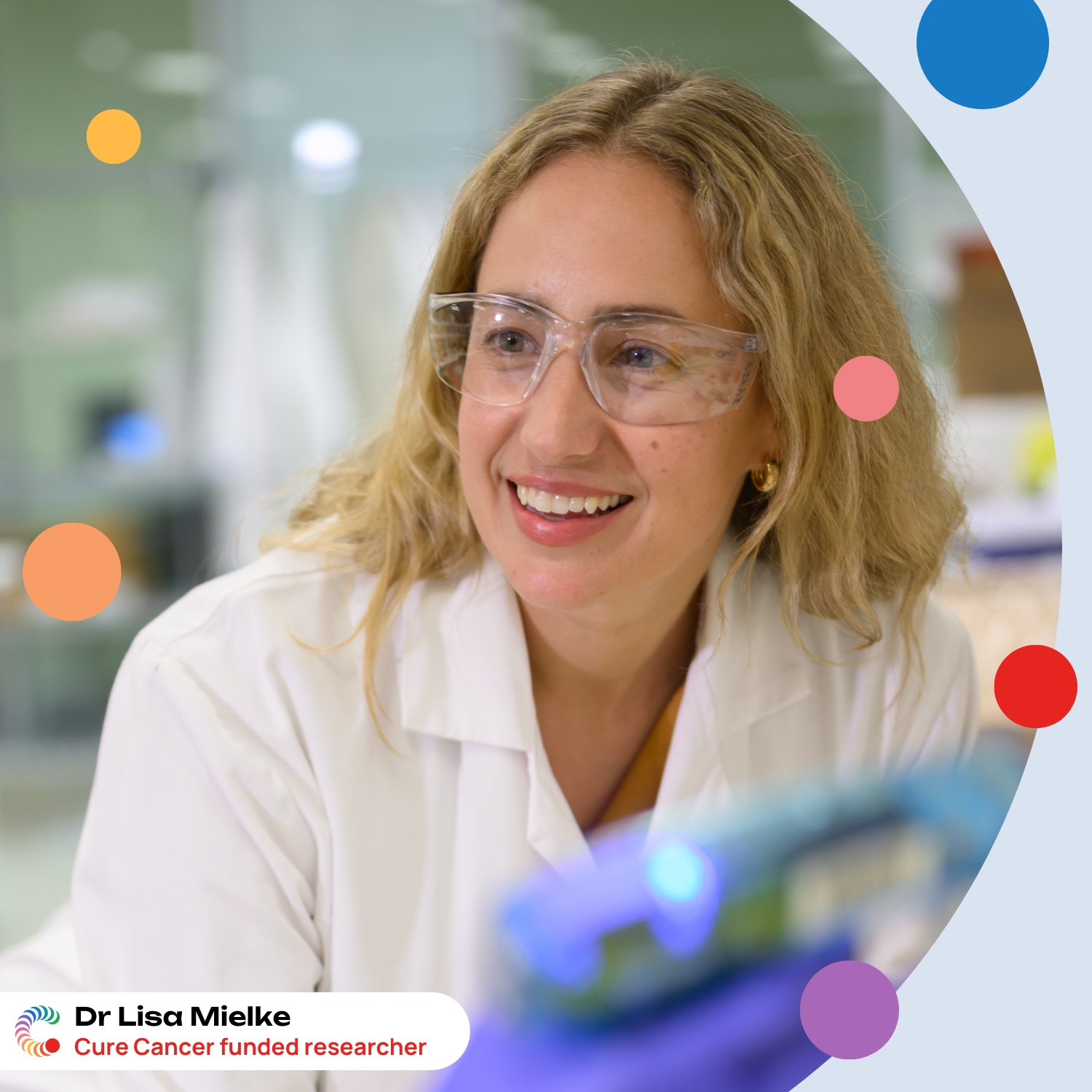 Dr Lisa Mielke Cure Cancer funded researcher