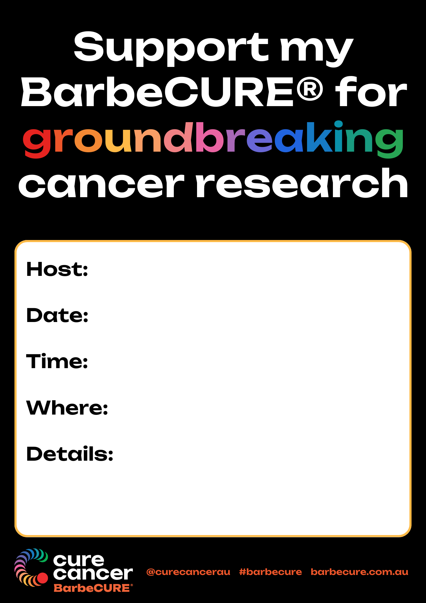 My BarbeCURE® Poster v.1