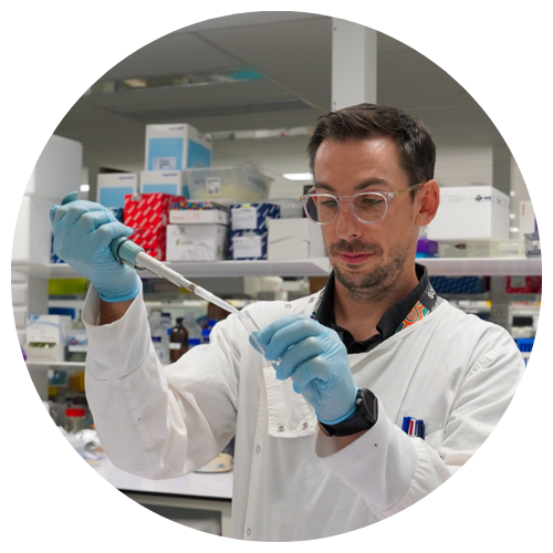 Cure Cancer funded researcher, Dr Ben Wylie
