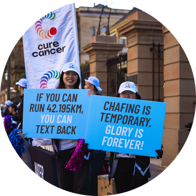 Cure Cancer Sydney Marathon Volunteers