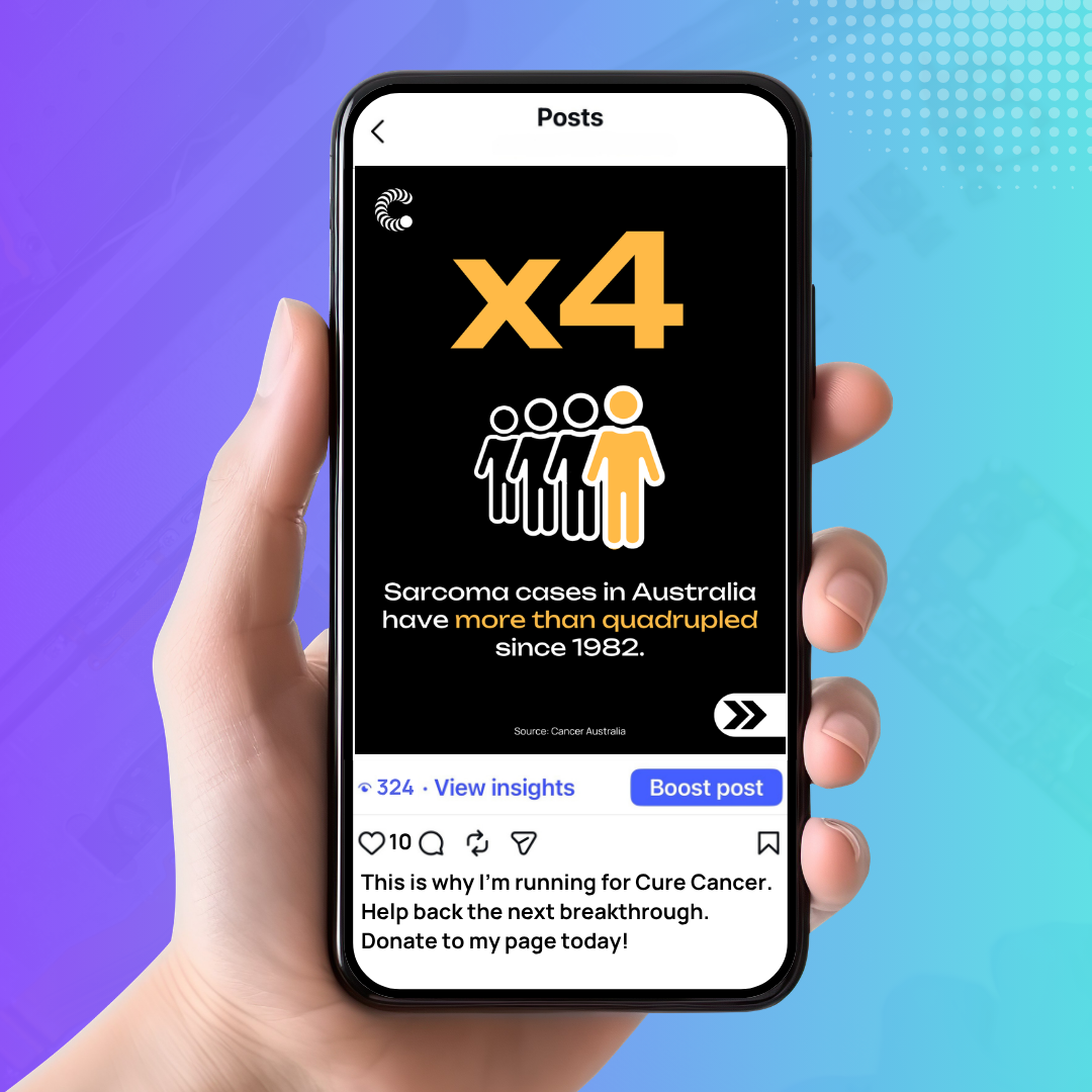 Social media post mockup - share a statistic